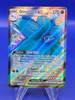 Glimmora Ex 218/091 Full Art Shiny Ultra Rare - Paldean Fates - Pokemon TCG - NM - Image 1