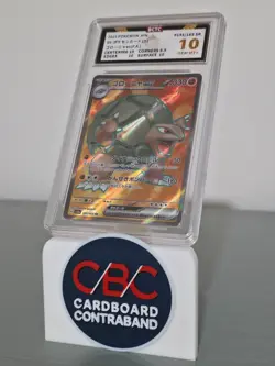 Pokemon BCTC 10 GEM MT+ Golem ex SR 2023 191/165 SV2a Japanese - Image 1