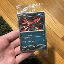 Pokemon Yveltal 88/132 Mega Evolutions Cosmos Holo Gamestop Stamped Promo Sealed - Image 1