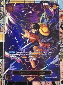 Monkey.D.Luffy OP09-119 SEC OP13 SP ONE PIECE ENGLISH HIT Carrying on His Will - Image 1