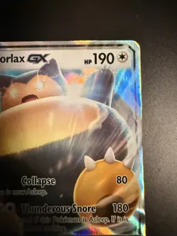 Snorlax GX SM05 Promo Pokemon Card - NM - Image 5