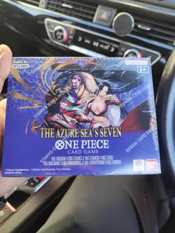 🔥One Piece Card Game - OP14 The Azure Sea's Seven Booster Box SEALED IN HAND🔥 - Image 1
