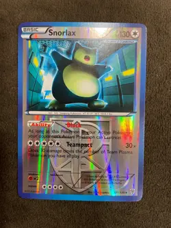Snorlax 101/135 Reverse Holo Rare BW Plasma Storm Pokemon Card TCG NM - Image 1
