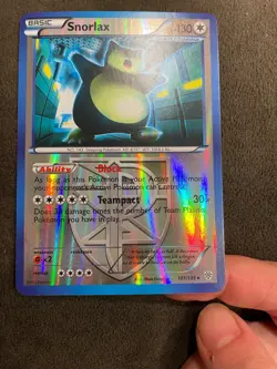 Snorlax 101/135 Reverse Holo Rare BW Plasma Storm Pokemon Card TCG NM - Image 3