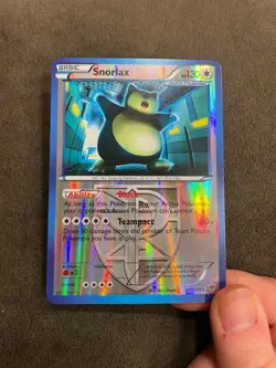 Snorlax 101/135 Reverse Holo Rare BW Plasma Storm Pokemon Card TCG NM - Image 5