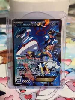 Pokemon TCG Team Aqua's Kyogre-EX Double Crisis Holo Card 6/34 - Image 1