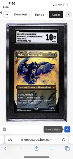 SGC 10 - Maha, Its Feather Night (Borderless) [Bloomburrow] - Image 5