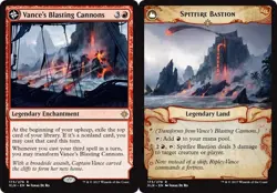 4x NM-Mint, English Regular Vance's Blasting Cannons // Spitfire Bastion Ixalan - Image 1