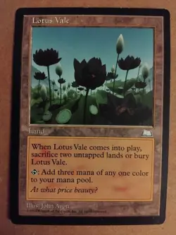 Lotus Vale - Weatherlight - Lightly Played - MTG Reserved List - Image 1