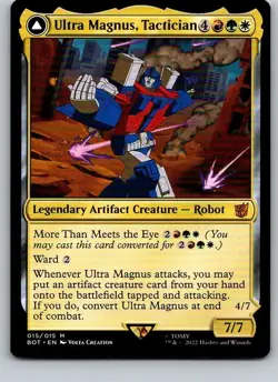 Ultra Magnus, Tactician - BOT - Transformers - Mythic - NM - MTG - Image 1