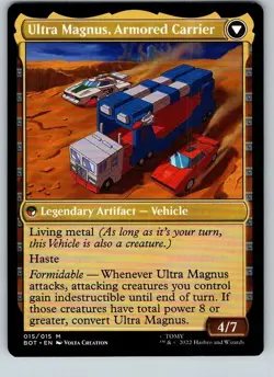 Ultra Magnus, Tactician - BOT - Transformers - Mythic - NM - MTG - Image 2