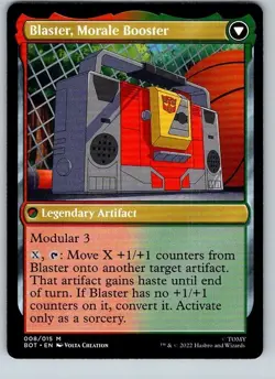 Blaster, Combat DJ - BOT - Transformers - Mythic - NM - MTG - Image 2