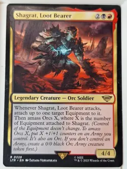 Shagrat, Loot Bearer - Commander: Lord of the Rings - Magic the Gathering MTG - Image 1