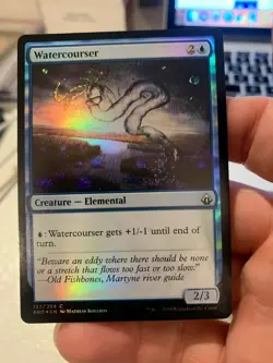 MTG Battlebond foil lot of 5 Out of Bounds, Silverchase Fox, Watercourser more - Image 3