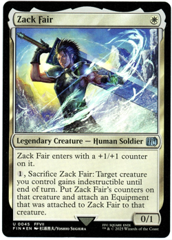 Zack Fair (Foil) - 0045 - Final Fantasy - MTG - NM/M - Image 1
