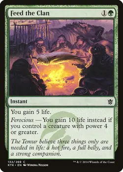 Feed the Clan [Khans of Tarkir] Magic MTG - Image 1