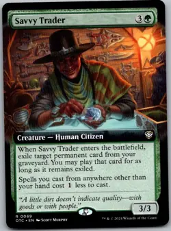 Savvy Trader (Extended Art) - Commander: Outlaws of Thunder Junction (69) | NM | - Image 1