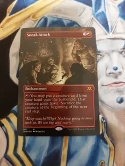 Sneak Attack FOIL Borderless MTG Double Masters Mythic NM-M Pack Fresh x1 SC2 - Image 1