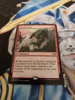 Sneak Attack FOIL MTG Double Masters Mythic Enchantment NM-M Pack Fresh x1 SC2 - Image 2