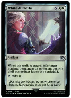 White Auracite (Foil) - 0041 - Final Fantasy - MTG - NM/M - Image 1