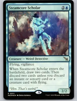 Steamcore Scholar FOIL - Murders at Karlov Manor MTG - Image 1