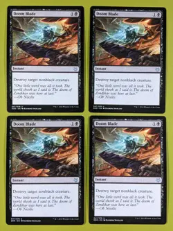 Doom Blade x4 Duel Decks: Nissa vs. Ob Nixilis 4x MTG Magic the Gathering - Image 1