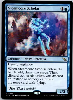 Magic the Gathering Steamcore Scholar Murders at Karlov Manor MTG Free Shipping! - Image 1