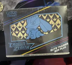 Pokemon Center Exclusive Crown Zenith ETB Elite Trainer Box Plus Factory Sealed - Image 1