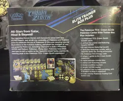 Pokemon Center Exclusive Crown Zenith ETB Elite Trainer Box Plus Factory Sealed - Image 3