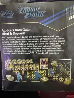 Pokemon Center Exclusive Crown Zenith ETB Elite Trainer Box Plus Factory Sealed - Image 4
