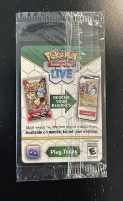 Pokemon Paradox Rift Iron Jugulis 158/182 Cosmos Holo Sealed - Image 2