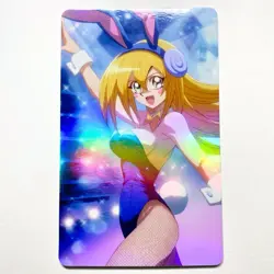Yu-Gi-Oh! Dark Magician Girl Sexy Doujin Waifu Girl Anime Art Goddess Card - Image 1