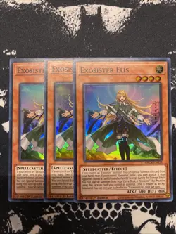 Yugioh 3X Exosister Elis GRCR-EN013 The Grand Creators 1st Edition - Image 1