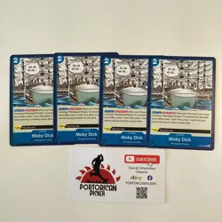 4X Moby Dick OP08-056 Two Legends Regular 4pcs NM One Piece NM FRESH FROM PACK - Image 1