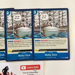 4X Moby Dick OP08-056 Two Legends Regular 4pcs NM One Piece NM FRESH FROM PACK - Image 2