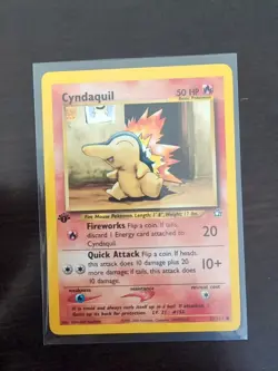 Cyndaquil - 57/111 - 1st Edition - Neo Genesis - Pokemon Card - NM - Image 1