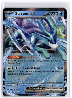 Suicune ex 010/034 Pokemon Trading Card Game Classic NM - Image 1