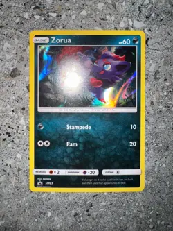 Pokemon TCG Cards Zorua SM83 Black Star Promo Holo - Image 3