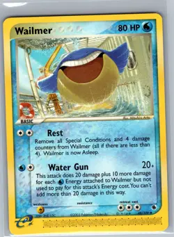 Wailmer 48/109 Non Holo Ruby and Sapphire - Pokemon Card - NM - Image 1