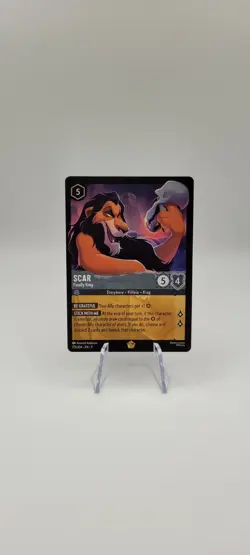 Disney Lorcana TCG: Scar Finally King 175/204 Legendary NM Card - Regular - Image 2