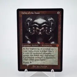 FOIL HELM OF THE HOST The Brothers' War Retro Artifacts Magic MTG CARD - Image 1