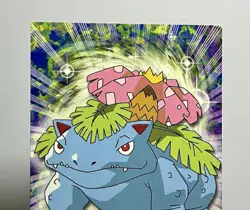 Venusaur #03 Blue Logo Topps Series 1 TV Animation Series 1998 WOTC Pokemon Card - Image 3