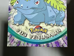 Venusaur #03 Blue Logo Topps Series 1 TV Animation Series 1998 WOTC Pokemon Card - Image 4