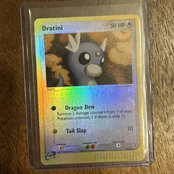 2003 Pokemon Dratini EX Dragon Set Reverse Holo Foil Card 26/97 E-Reader Edition - Image 1