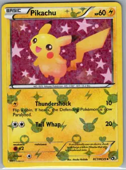 Pikachu RC7/RC25 Legendary Treasures: Radiant Pokemon Card - NM - Image 1