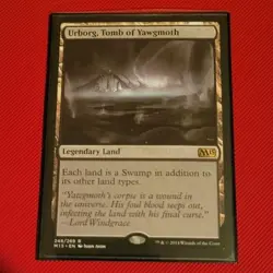 Magic: The Gathering Urborg, Tomb of Yawgmoth Core Set 2015 Legendary Land 248/. - Image 1