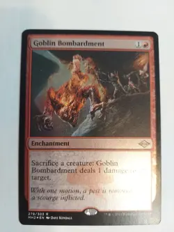 Goblin Bombardment (Foil Etched) Modern Horizons 2 Foil - Image 1