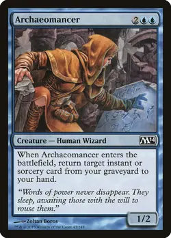 Core Set 2014 Archaeomancer MTG Magic the Gathering NM - Image 1
