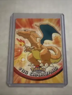 Topps Pokemon TCG - Charizard - #6 - Non-Holo - RED Logo - Image 1