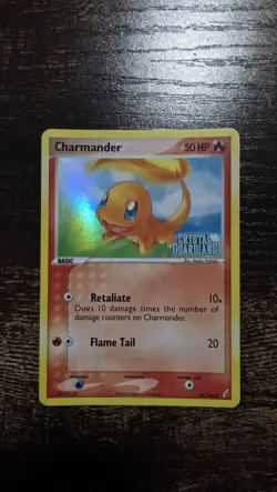 Charmander Pokemon EX Crystal Guardians stamp #48/100 - Image 1